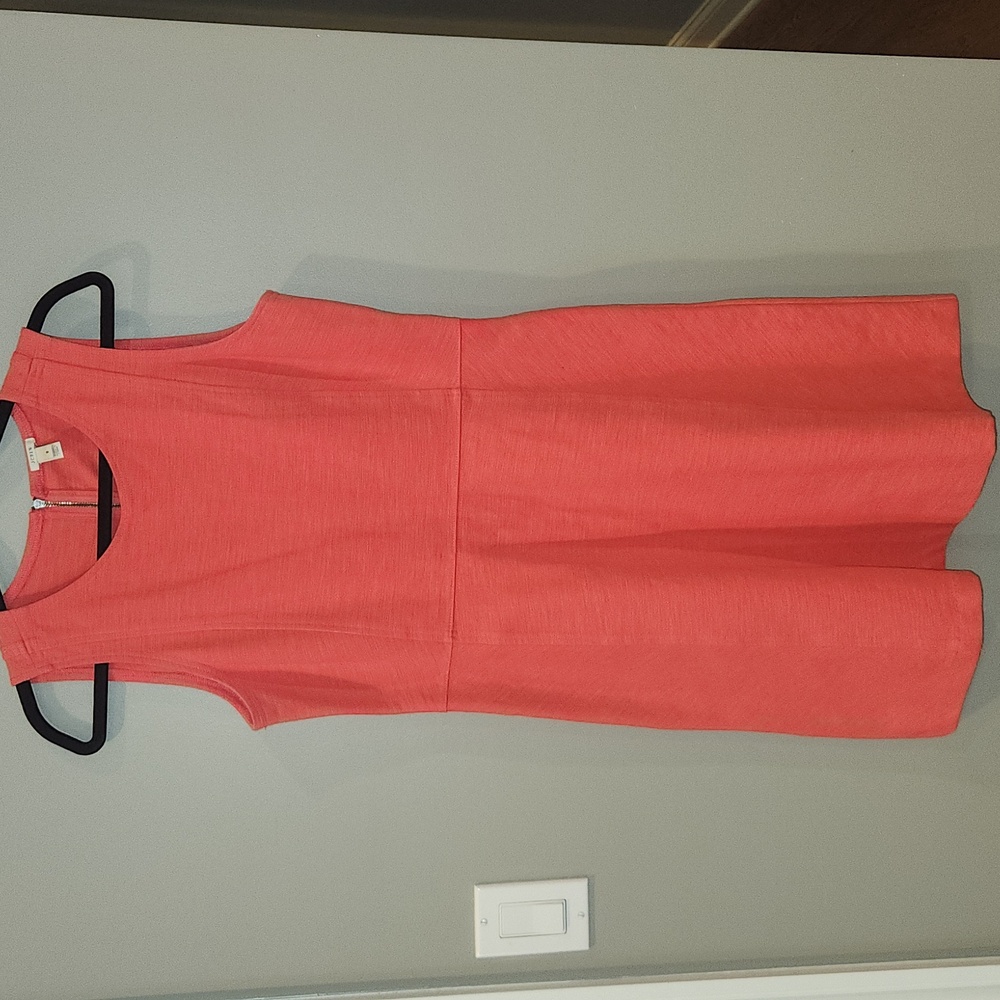 J. Crew Sleeveless Princess Cut in Coral - size 8